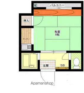 吉野荘【3階】の間取り