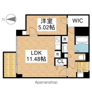 ミュプレ矢場町【9階】の間取り