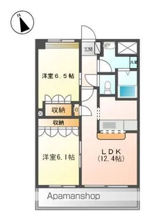 ミウラ マンション(MIURA MANSION)【4階】の間取り