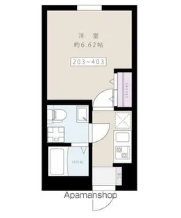 西新宿レジデンス【2階】の間取り