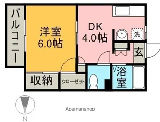 ビレッジ巴【2階】の間取り
