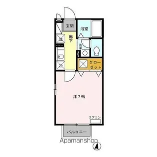 モナリエ北小岩【1階】の間取り