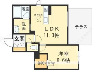 シャーメゾン ボナンザ【3階】の間取り