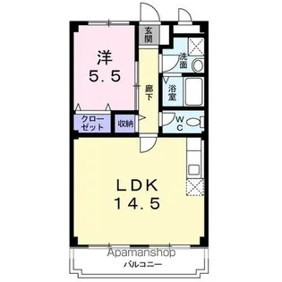 コリーヌⅡ番館【2階】の間取り
