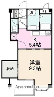 エクセレント宮脇【3階】の間取り