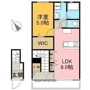 LOTUS森島2【202号室】の間取り