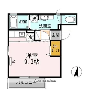 ジョリシャンブル2【3階】の間取り