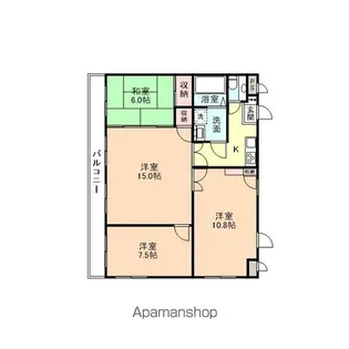 ジュビレ窪新(東館)【2階】の間取り