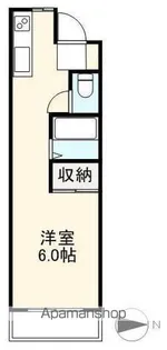 西町ハイツ(アキ・メディカル)【2階】の間取り