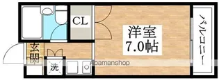 ラテール西田弐番館【2階】の間取り