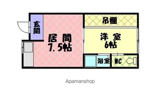 Mハウス【202号室】の間取り
