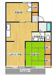 セジュール加納【2階】の間取り