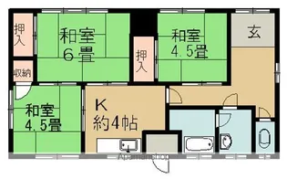 愛媛県今治市国分4丁目【一戸建】の間取り