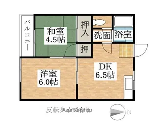 コーポたつみ【2階】の間取り