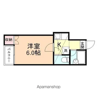 ボヌールのうまちⅠ【203号室】の間取り