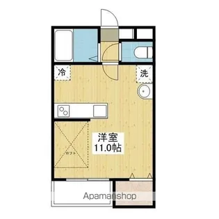 リュンヌ祇園【401.号室】の間取り