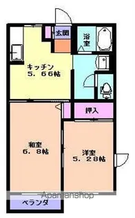 アドレ・シャンブルD【101号室】の間取り