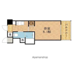 グラマシー京橋【6階】の間取り