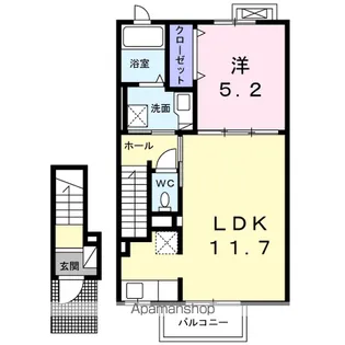 サンライトヒルⅡ【2階】の間取り