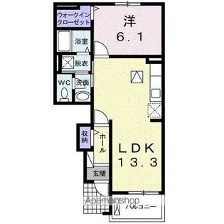 グラン・リーオⅢ【1階】の間取り