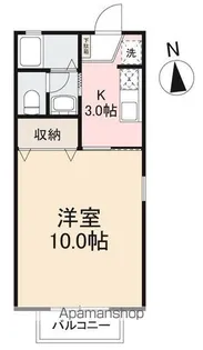 テンダーネスコーポⅡ【2階】の間取り