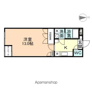グランヴィア黒瀬【1階】の間取り