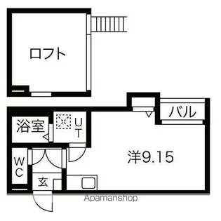PATINA平安通(パティーナヘイアンドオリ)【2階】の間取り