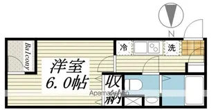 CLAIRE天王台【2階】の間取り