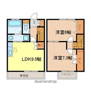 ゆうハウス飛香台【103号室】の間取り
