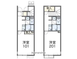 レオネクスト学【105号室】の間取り