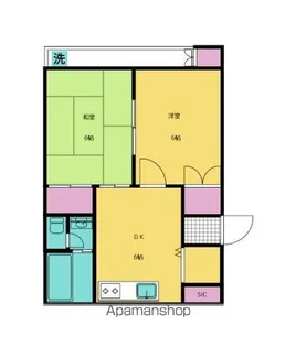 ドミールアサヒ【3階】の間取り