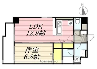 グリュックスクレー【5階】の間取り