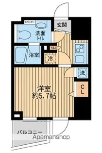 ライブコート草加【13階】の間取り