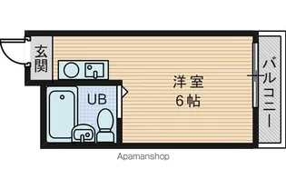 ユニバーサルコート柴原【4階】の間取り