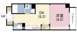 MV.IMP大阪塚本【1階】の間取り