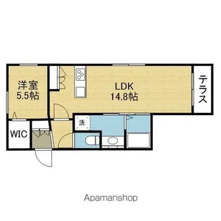 へーベルメゾン上町【2階】の間取り