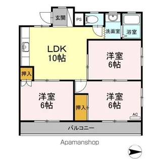 大森サンハイム【2階】の間取り