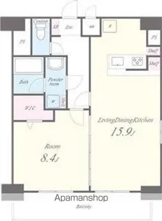 MAGES世田谷【13階】の間取り
