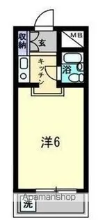 1Kの間取り画像