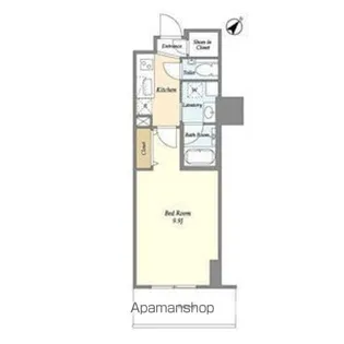 東京都新宿区西新宿3丁目【マンション】の間取り