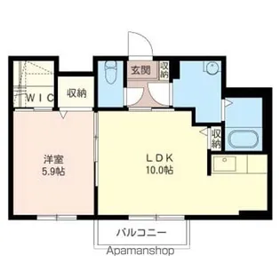 エイラクA【202号室】の間取り