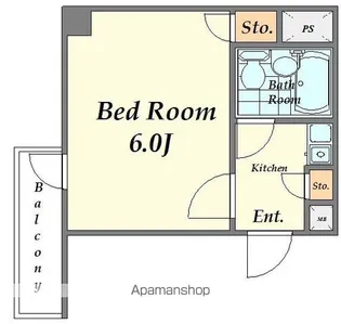 ニューライフ新宿参番館【4階】の間取り