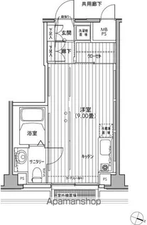 東京都目黒区緑が丘1丁目【マンション】の間取り