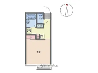 パティオ【202号室】の間取り