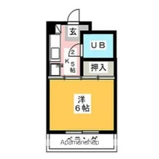 ベレッツァ白山【4階】の間取り