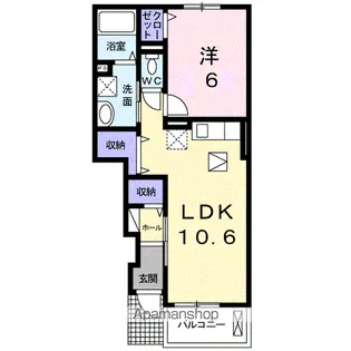 NMON・ⅡJ【1階】の間取り