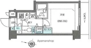 フェニックス西新宿弐番館【4階】の間取り