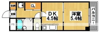 ヴィラージュ長承寺【4階】の間取り