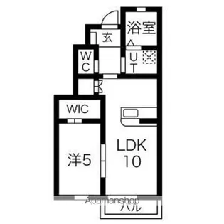 グランツハイムGEN A棟【1階】の間取り