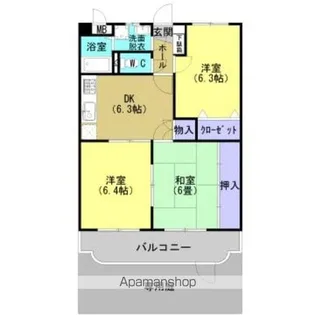 黒木ビル【1階】の間取り